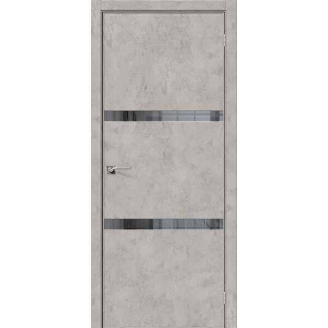 Межкомнатная дверь Порта-55 4AF Grey Art/Mirox Grey
