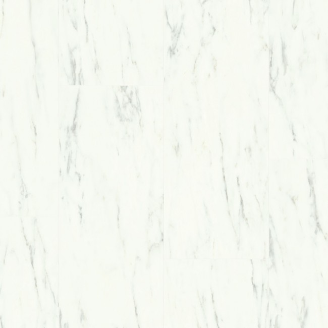Виниловая плитка Quick-Step LIVYN Ambient Click Мрамор каррарский белый